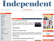 Tablet Screenshot of independent-al.ro